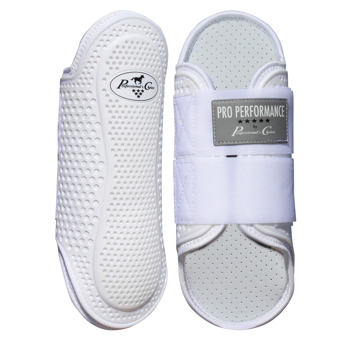 Professional's Choice Pro Performance Hybrid Splint Boot front outer mesh for airflow and protection.