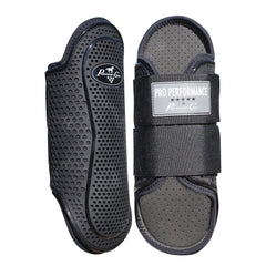 Professional's Choice Pro Performance Hybrid Splint Boot outer-layer mesh provides durable protection during turnout.