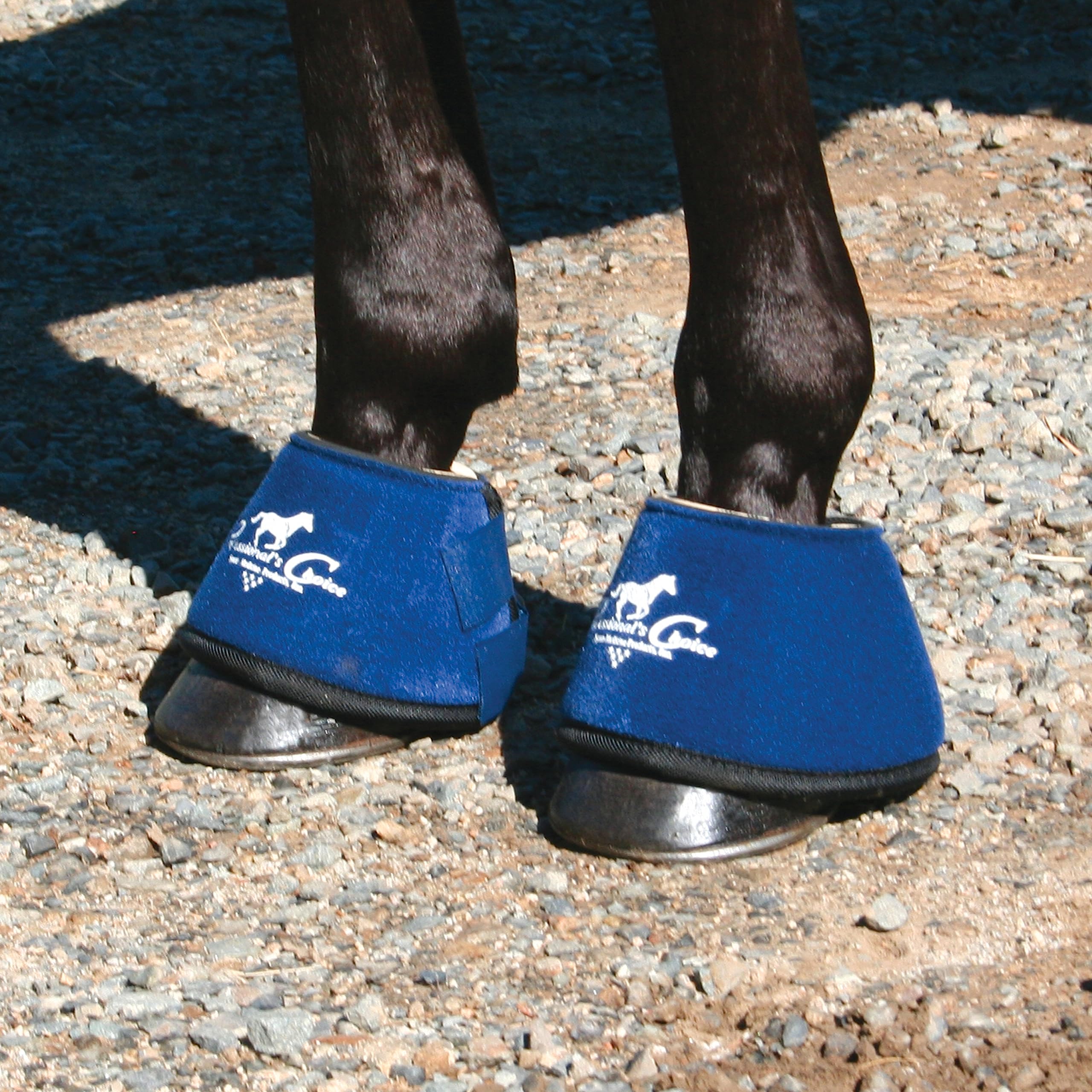 Professional's Choice Quick-Wrap Bell Boot showing neoprene lining for comfortable protection.