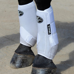 Professional's Choice SMB-3 boot dirt-resistant closeup demonstrates snug fit and dirt protection.