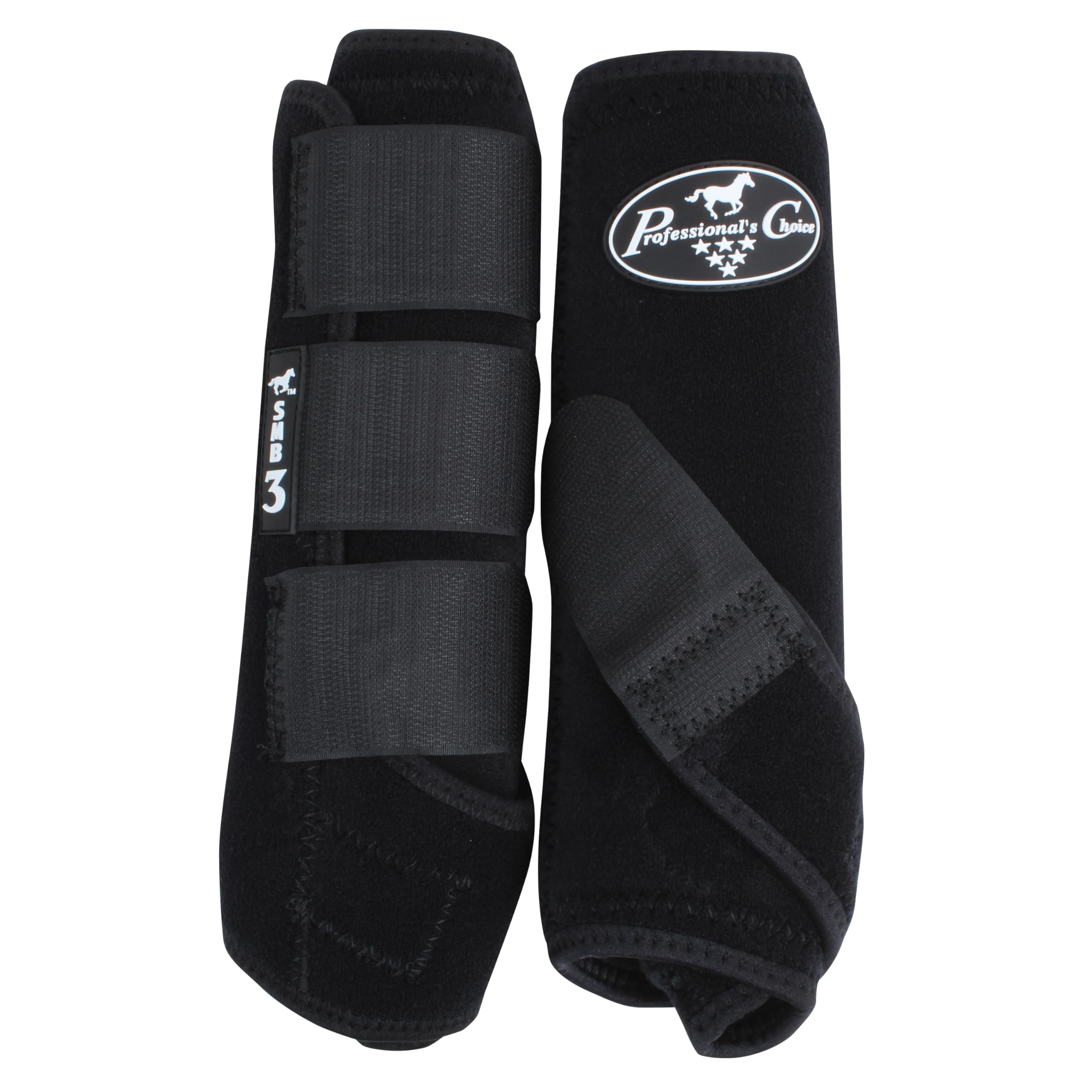 Professional's Choice SMB-3 boot front view—360° protection for cannon bones during rides.