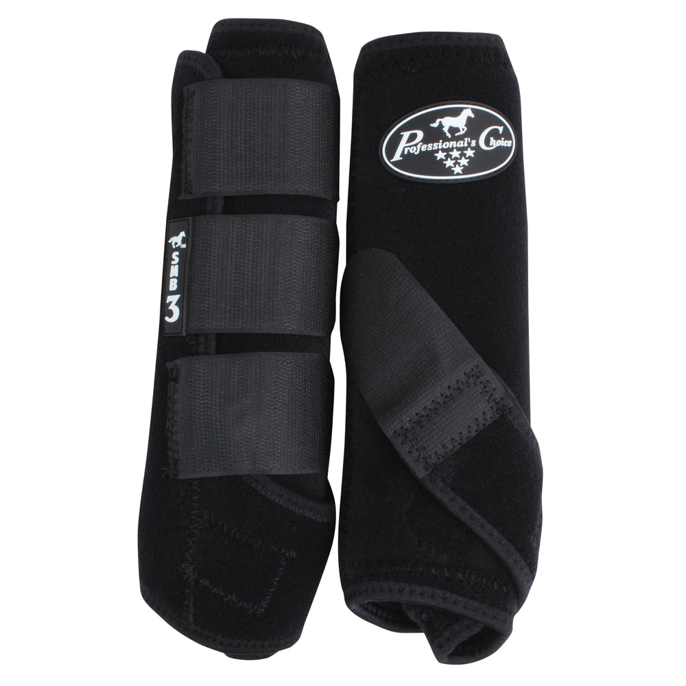 Professional's Choice SMB-3 boot front view—360° protection for cannon bones during rides.