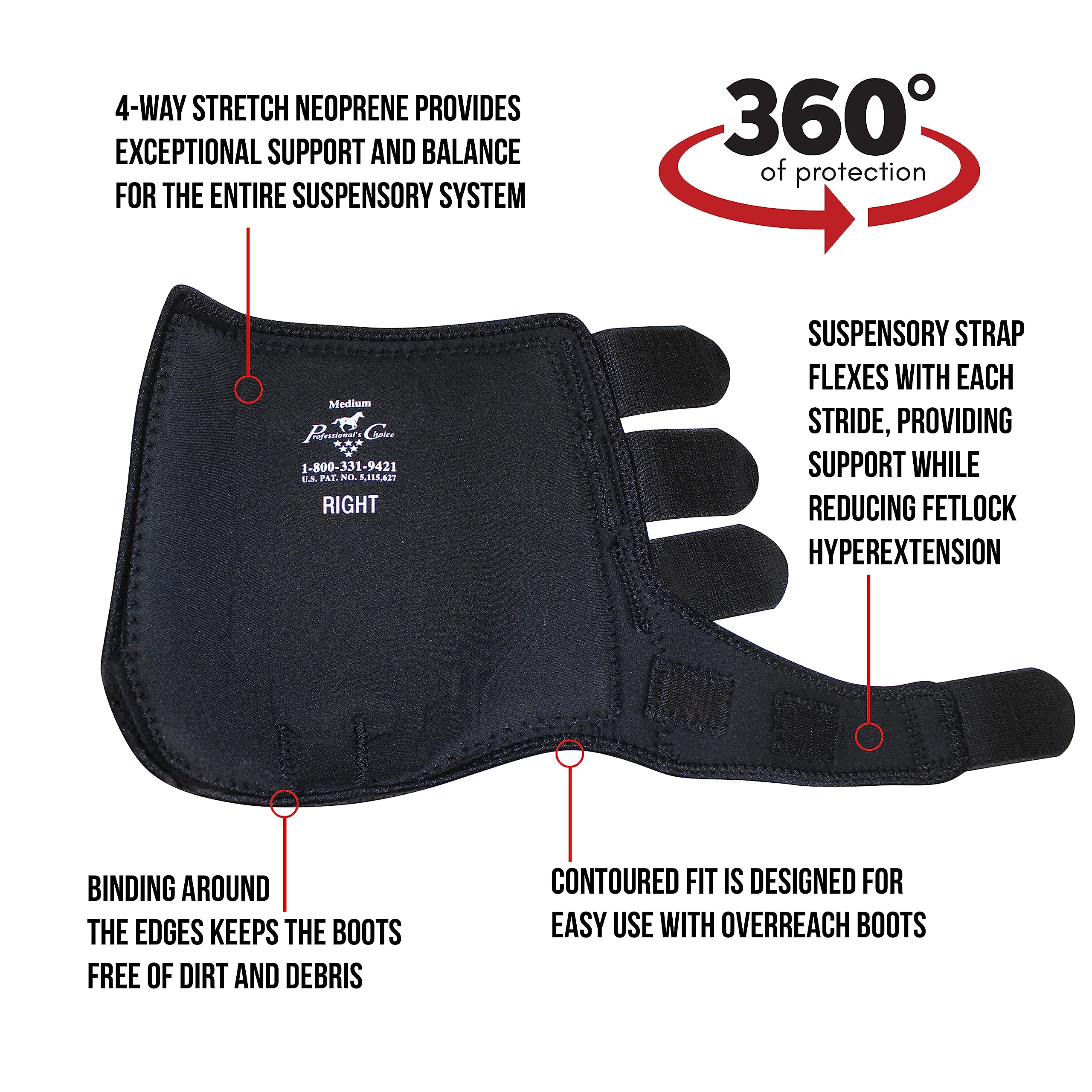 Professional's Choice SMB-3 value-4-pack offers cost-efficient protection for multiple horses.