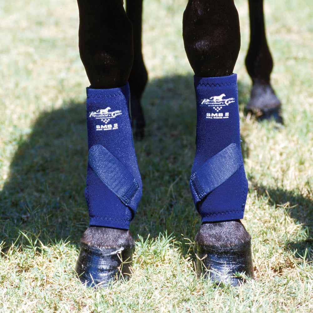 Professional's Choice SMBII boots in navy calf coverage area, supporting extended athletic careers.