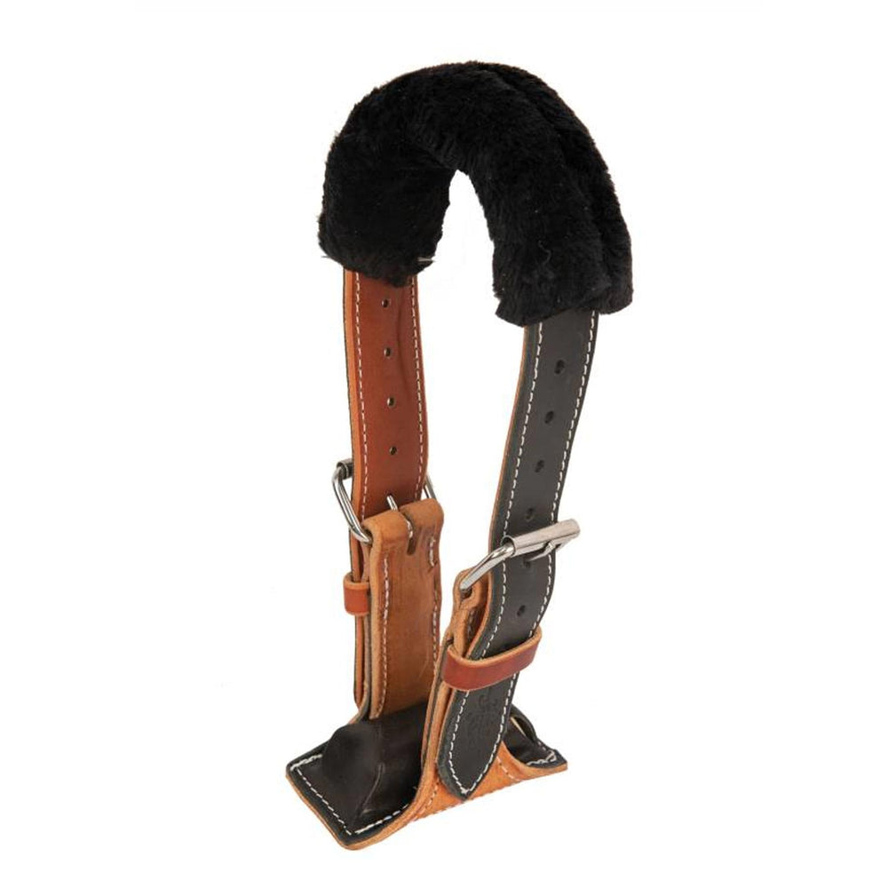 Professional's Choice Dare collar strap closeup shows secure fit and leather durability.