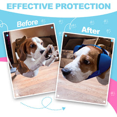 PROHEAR dog ear muffs available in three sizes for a snug secure fit