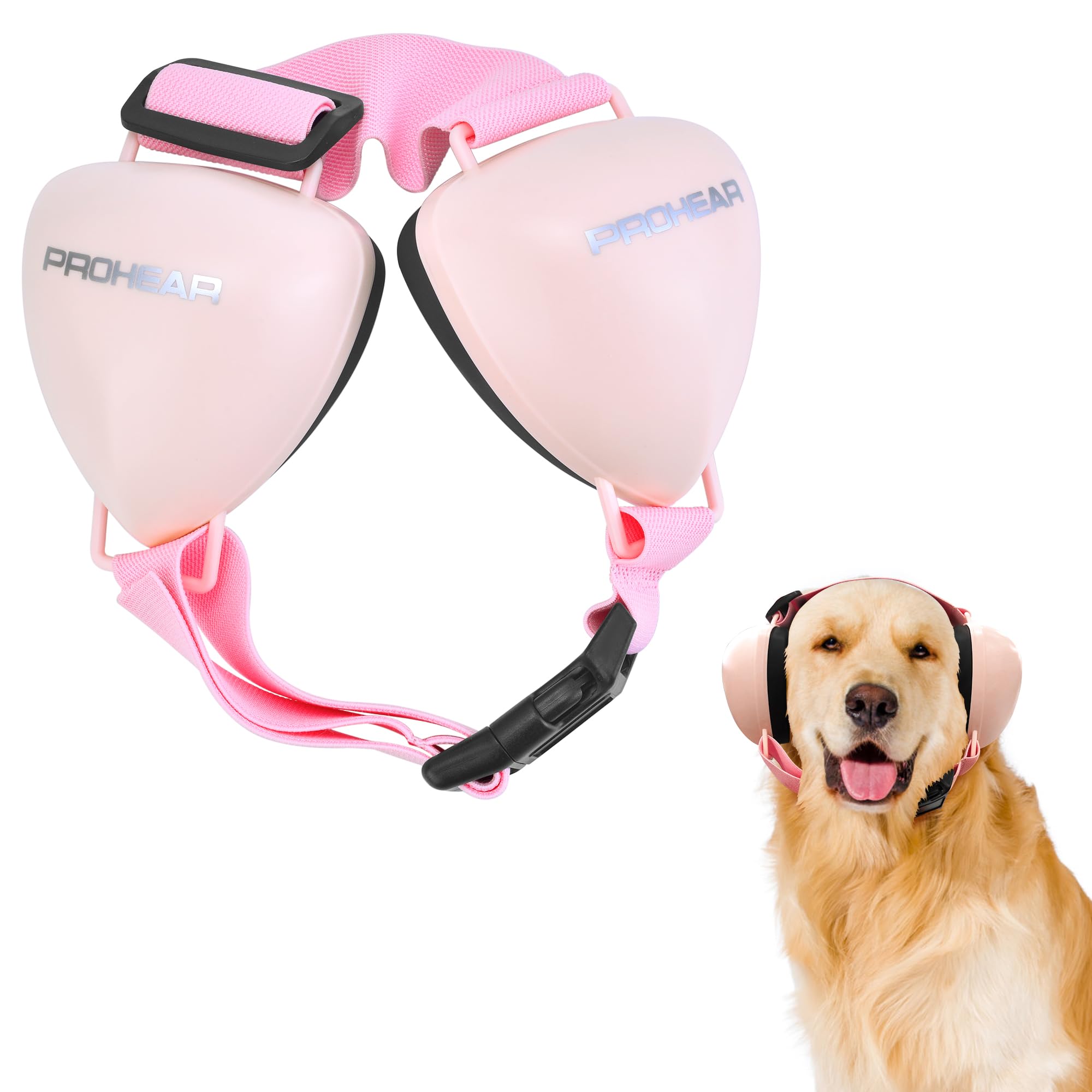 PROHEAR Dog Ear Muffs blue ears-cover provide comfortable protection during noisy outings.