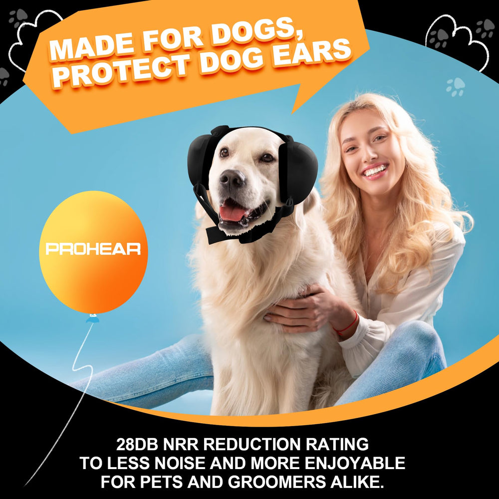 PROHEAR dog ear muffs blue color for stylish protection