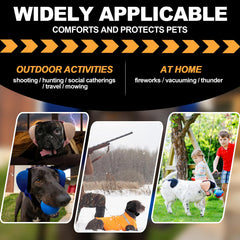 PROHEAR dog ear muffs with 28dB NRR reduces loud sounds