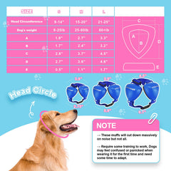 PROHEAR Ungrade GEL Pads Dog Ear Muffs blue close-up earpad for comfortable fit.