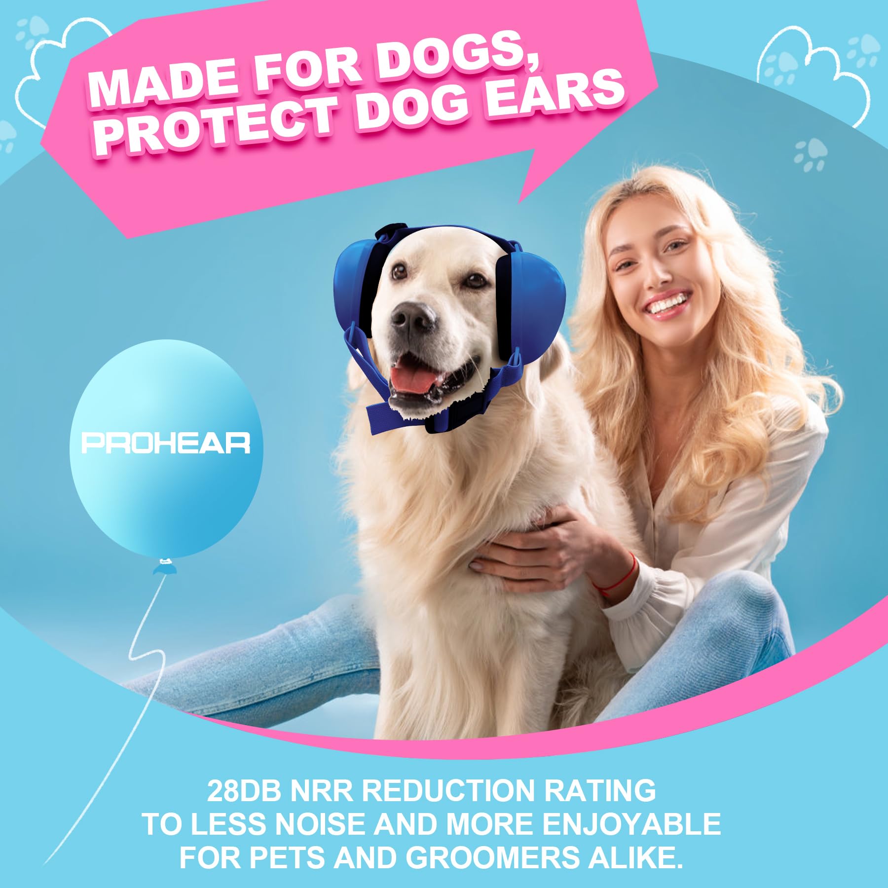 PROHEAR GEL PADS packaging shows easy storage and color options.