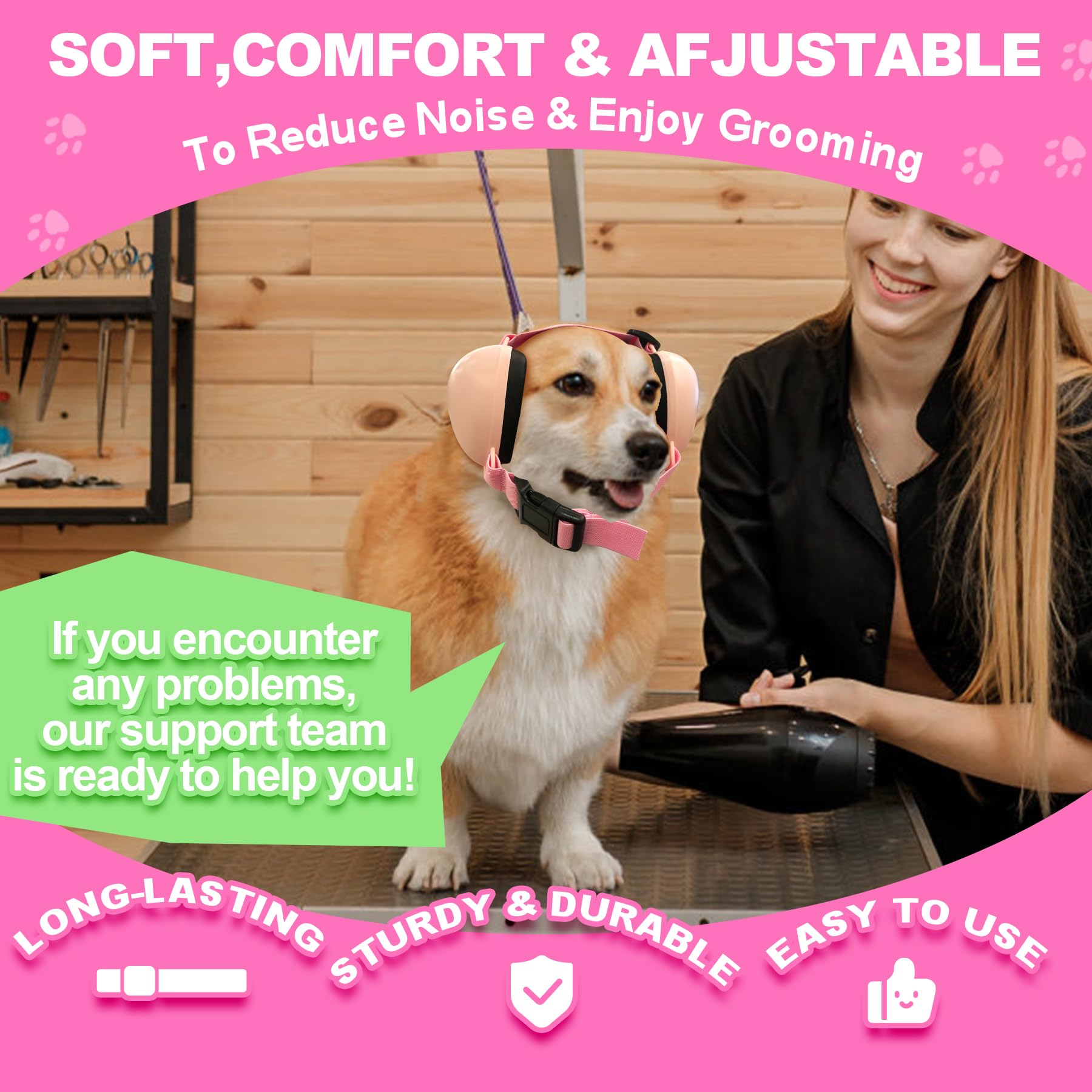 PROHEAR three-color options let you choose a style to match your dog