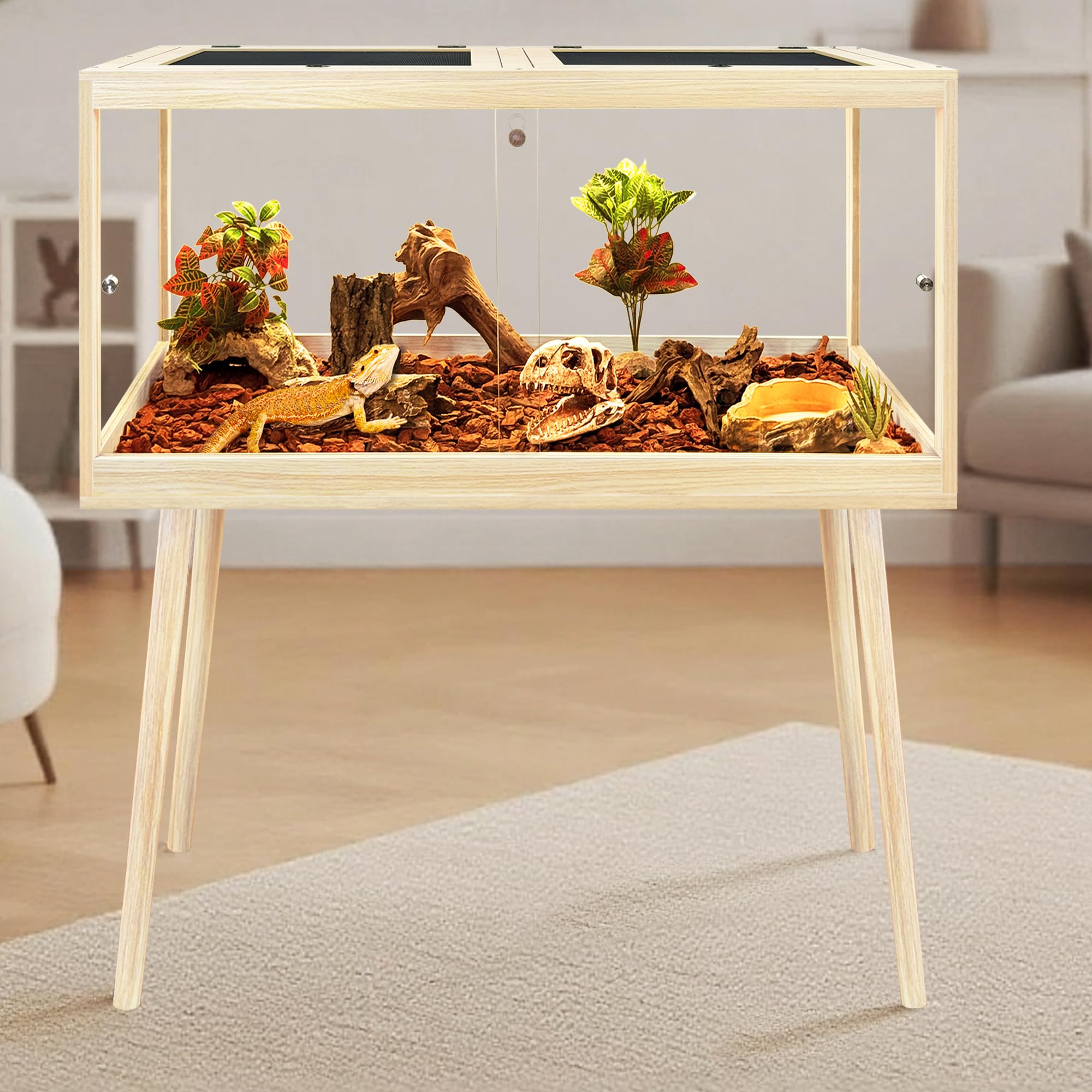 PROLEE assembly guide for reptile enclosure enables quick setup with included hardware.