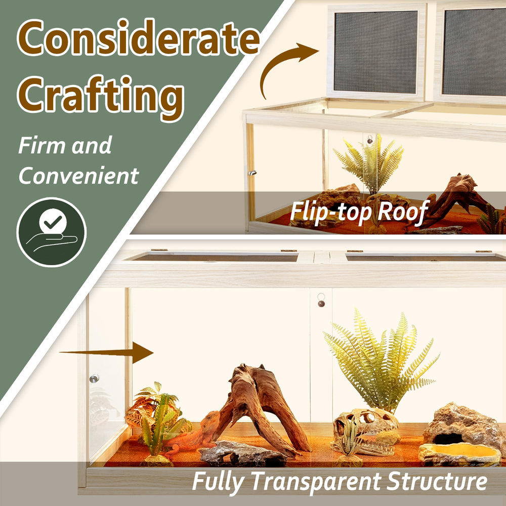 PROLEE 81G oak finish enclosure blends with home decor.