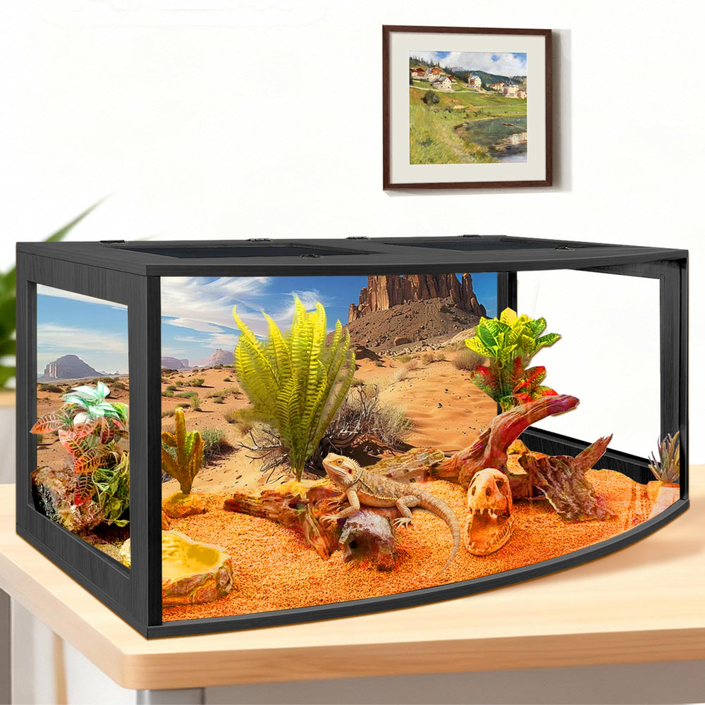 PROLEE Bearded Dragon Tank easy assembly with included hardware and instructions.