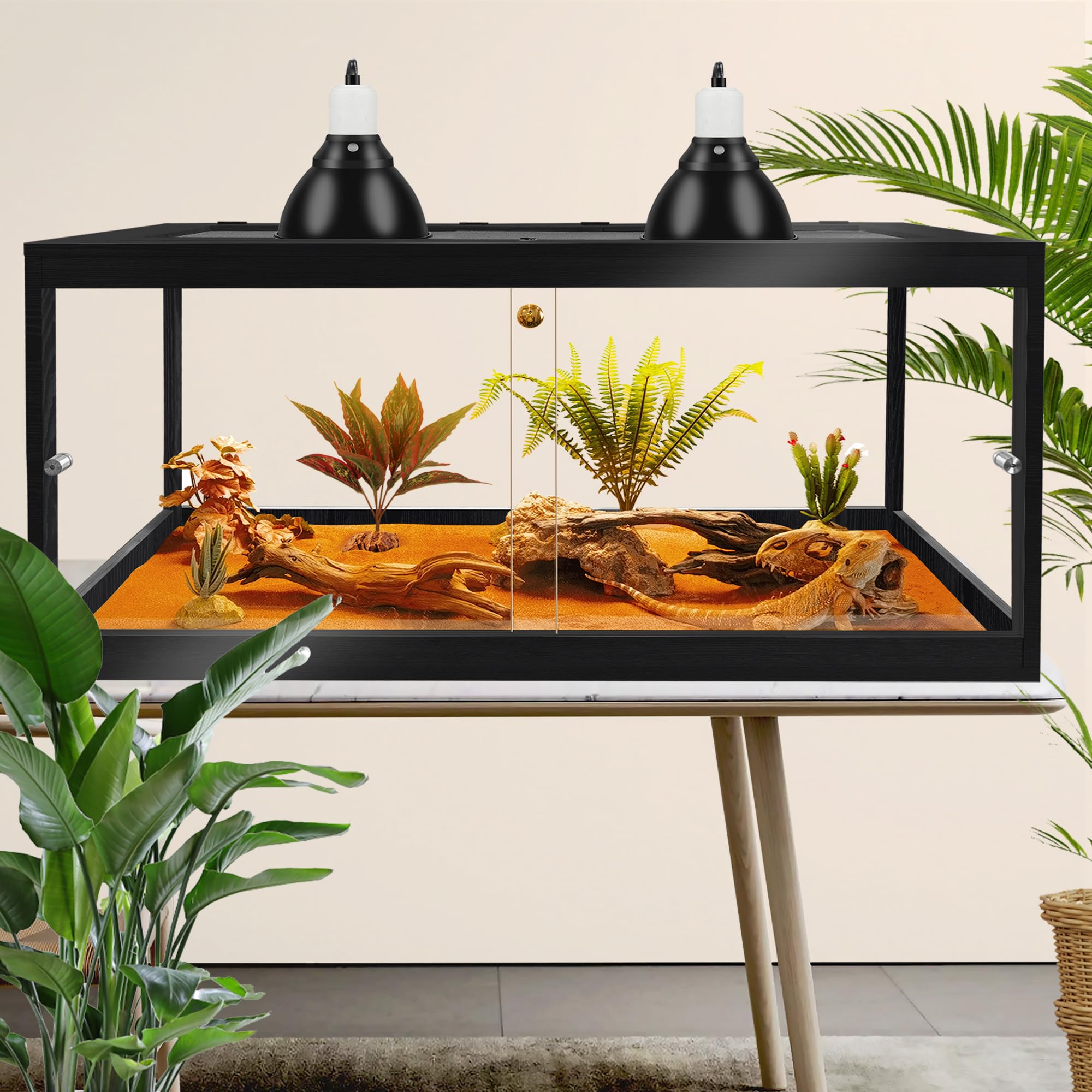 PROLEE Bearded Dragon Tank comes in four sizes to fit your space.
