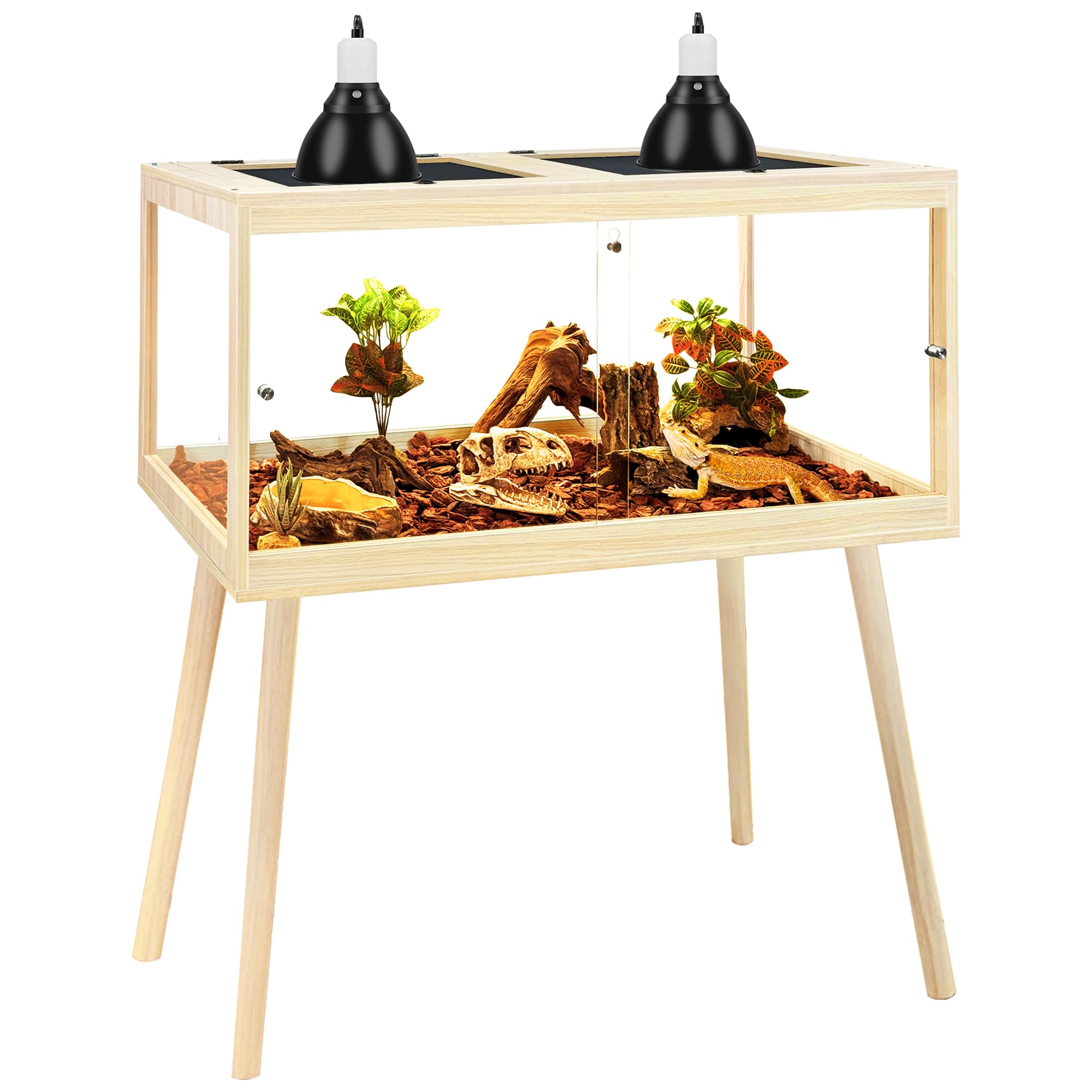 PROLEE bearded dragon tank leg stand provides sturdy support for elevated habitats.
