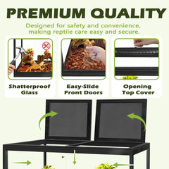 PROLEE double sliding doors with locking mechanism provide safe, convenient access.