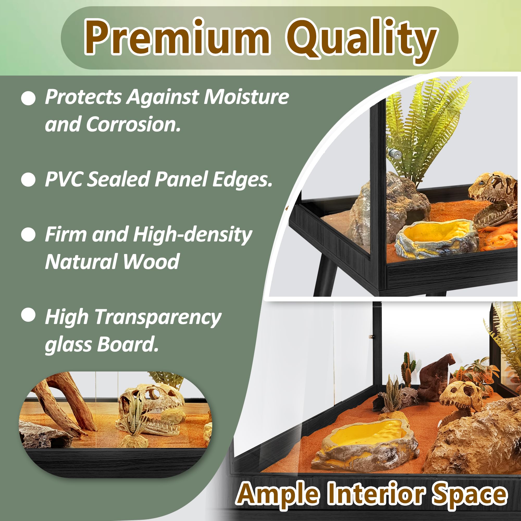 PROLEE four-legs design provides stable, ready-to-use stand without extra furniture