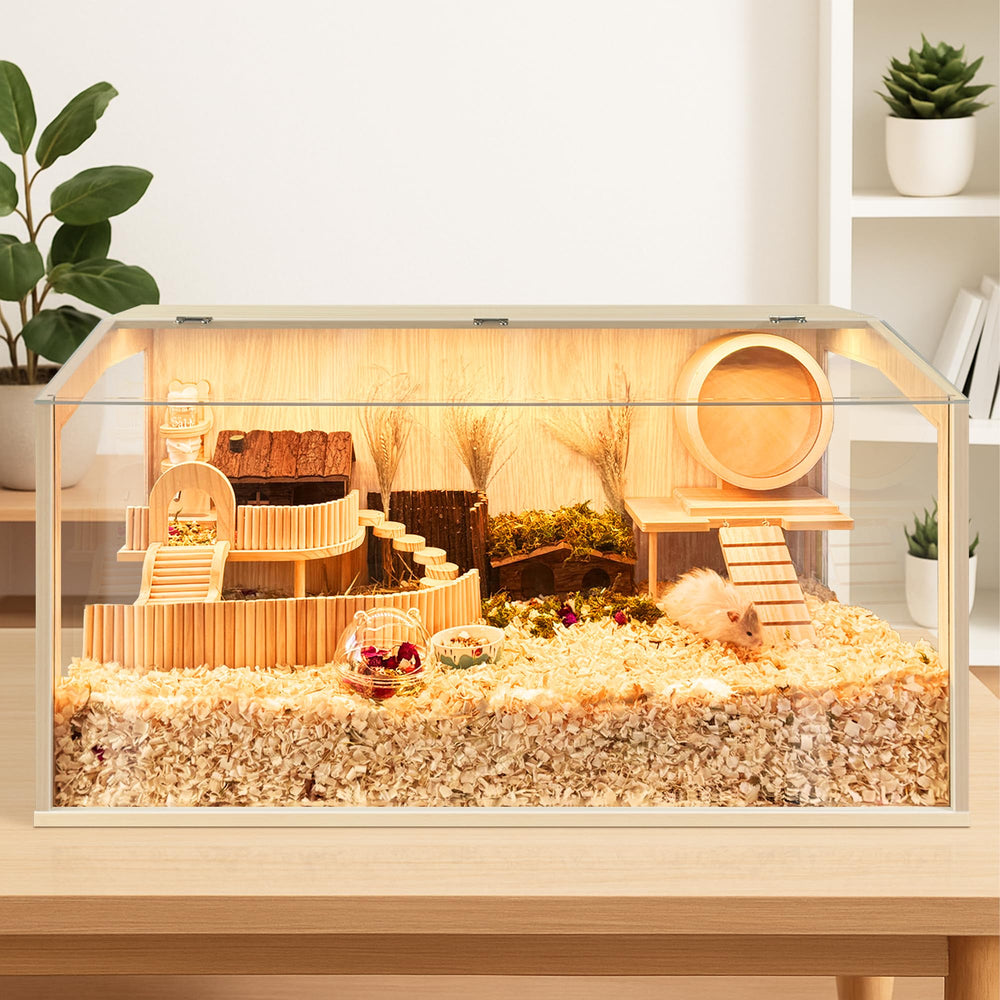 PROLEE hamster cage openable top for easy access during care