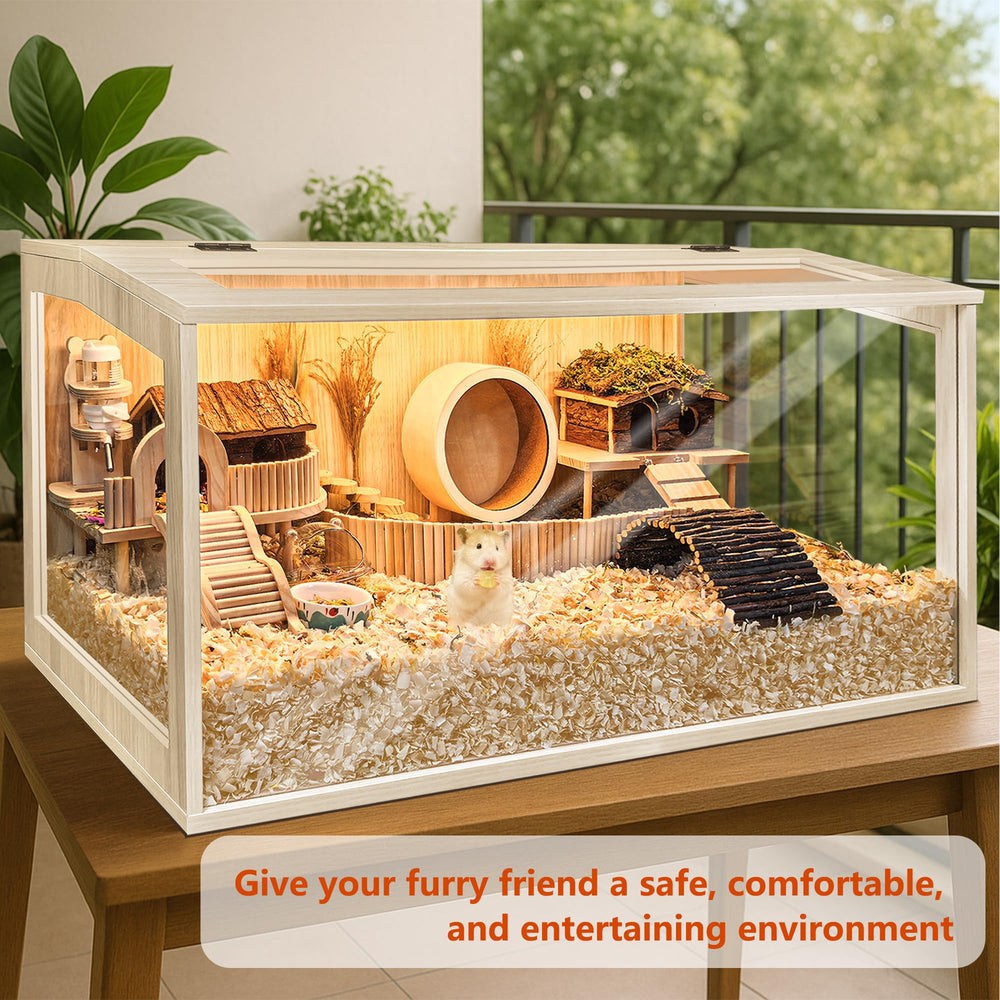 PROLEE ventilation and liftable roof provide airflow and multiple viewing angles.