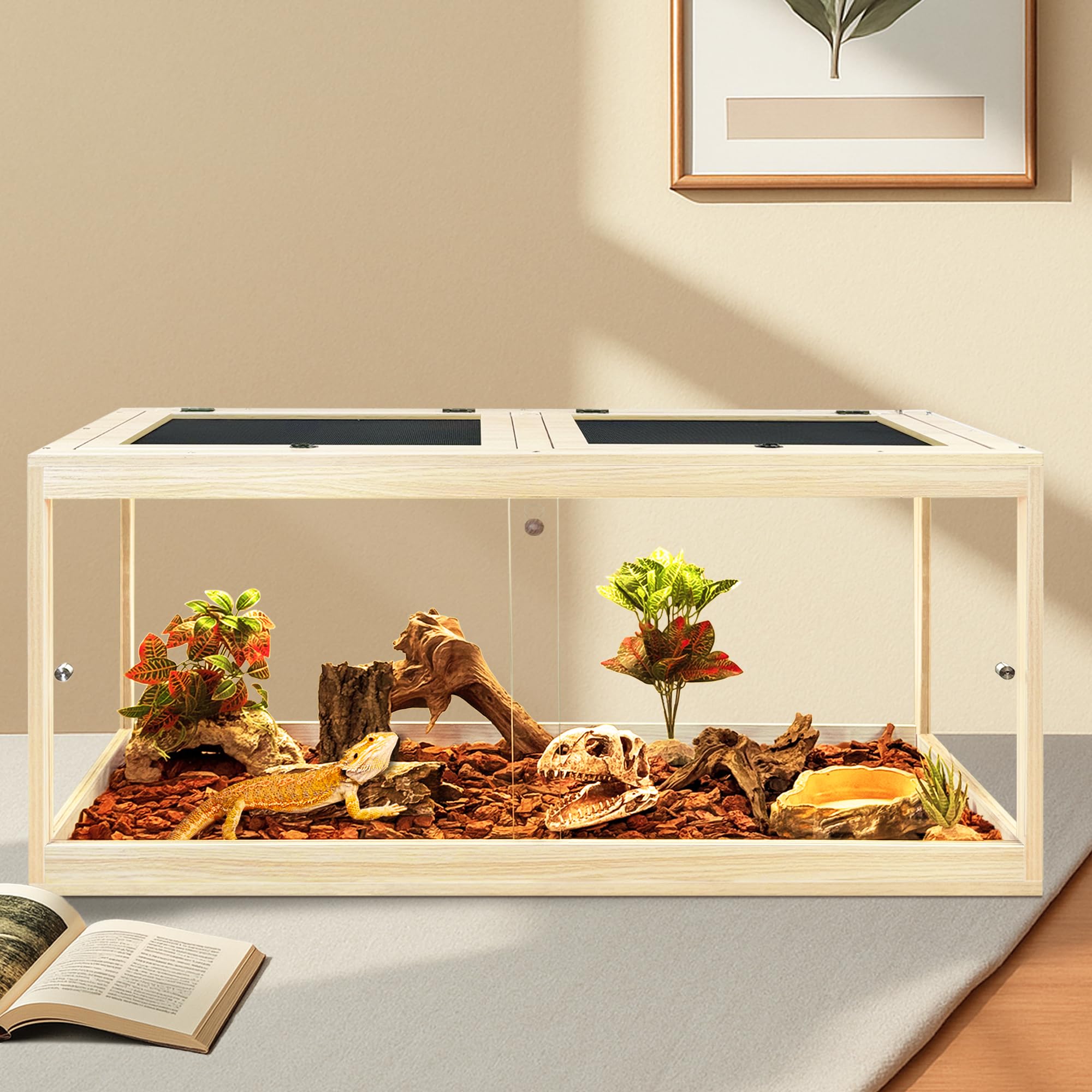 PROLEE 48-inch option offers spacious room for basking and exploring