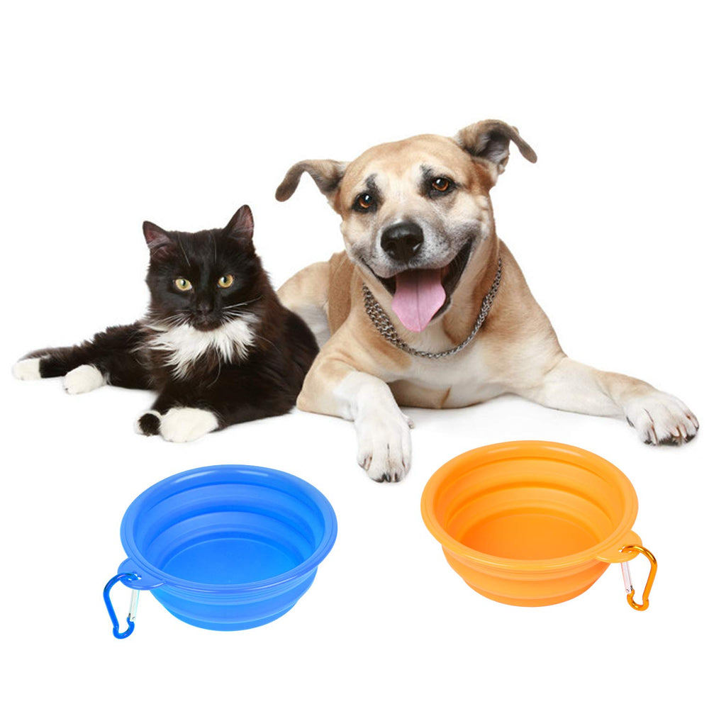 PROLOSO collapsible dog bowl capacity 450ml ideal for water or meals