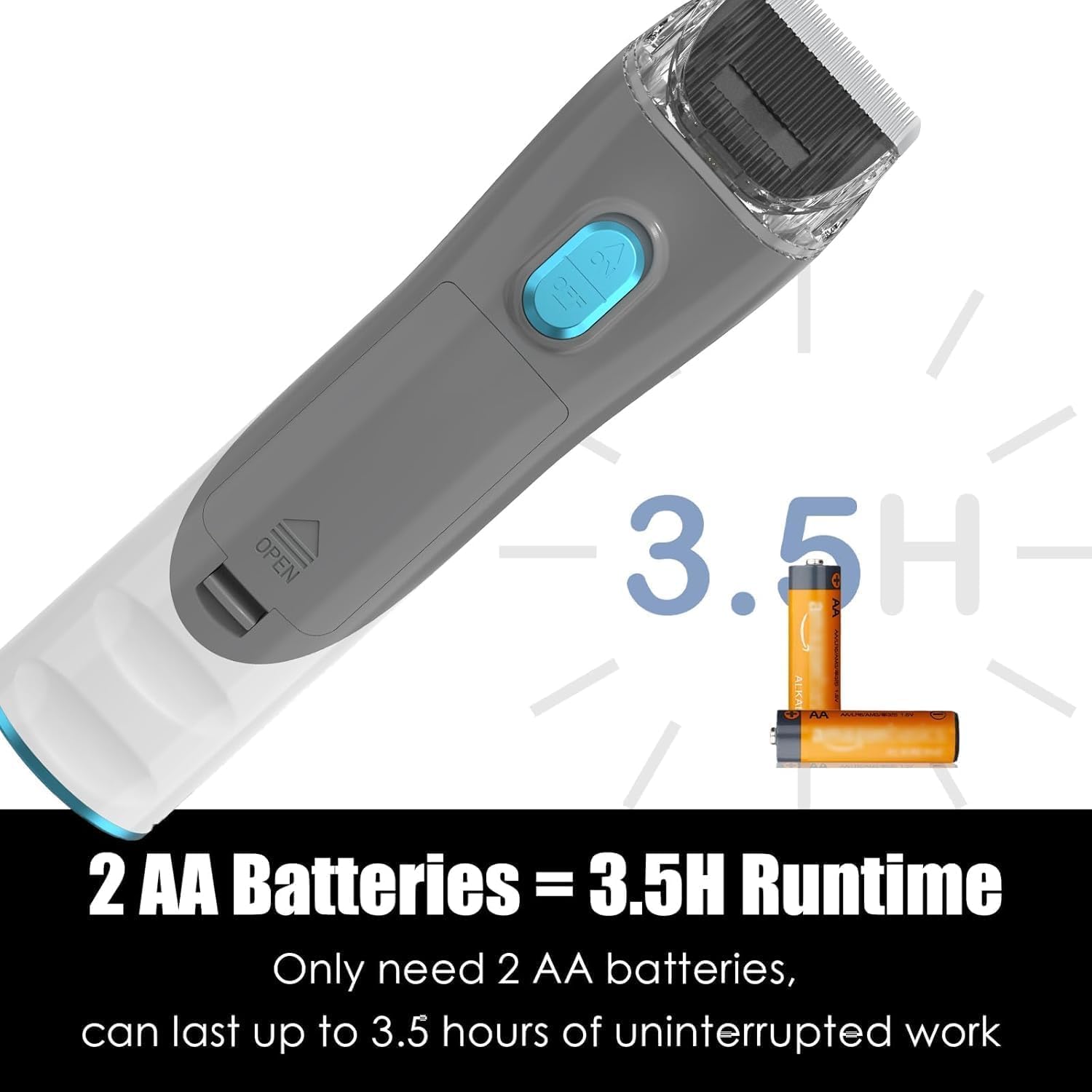 PROMOMO three-suction-level system adapts to coat and mood.