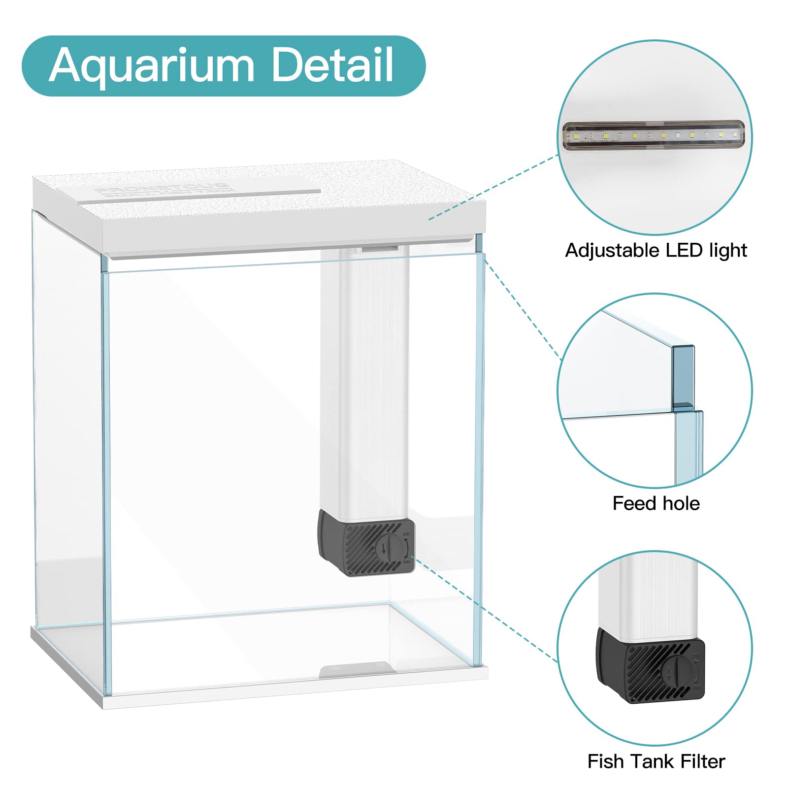Pronetcus Betta Tank ready-starter setup emphasizing quick assembly and stress-free hobby