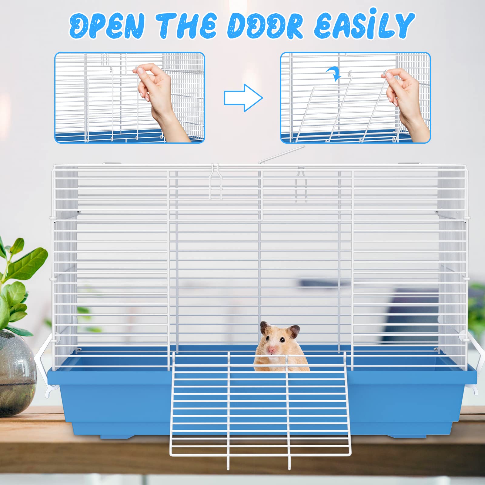 Pronetcus hamster cage durable construction supports long lasting play