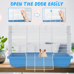 Pronetcus hamster cage durable construction supports long lasting play
