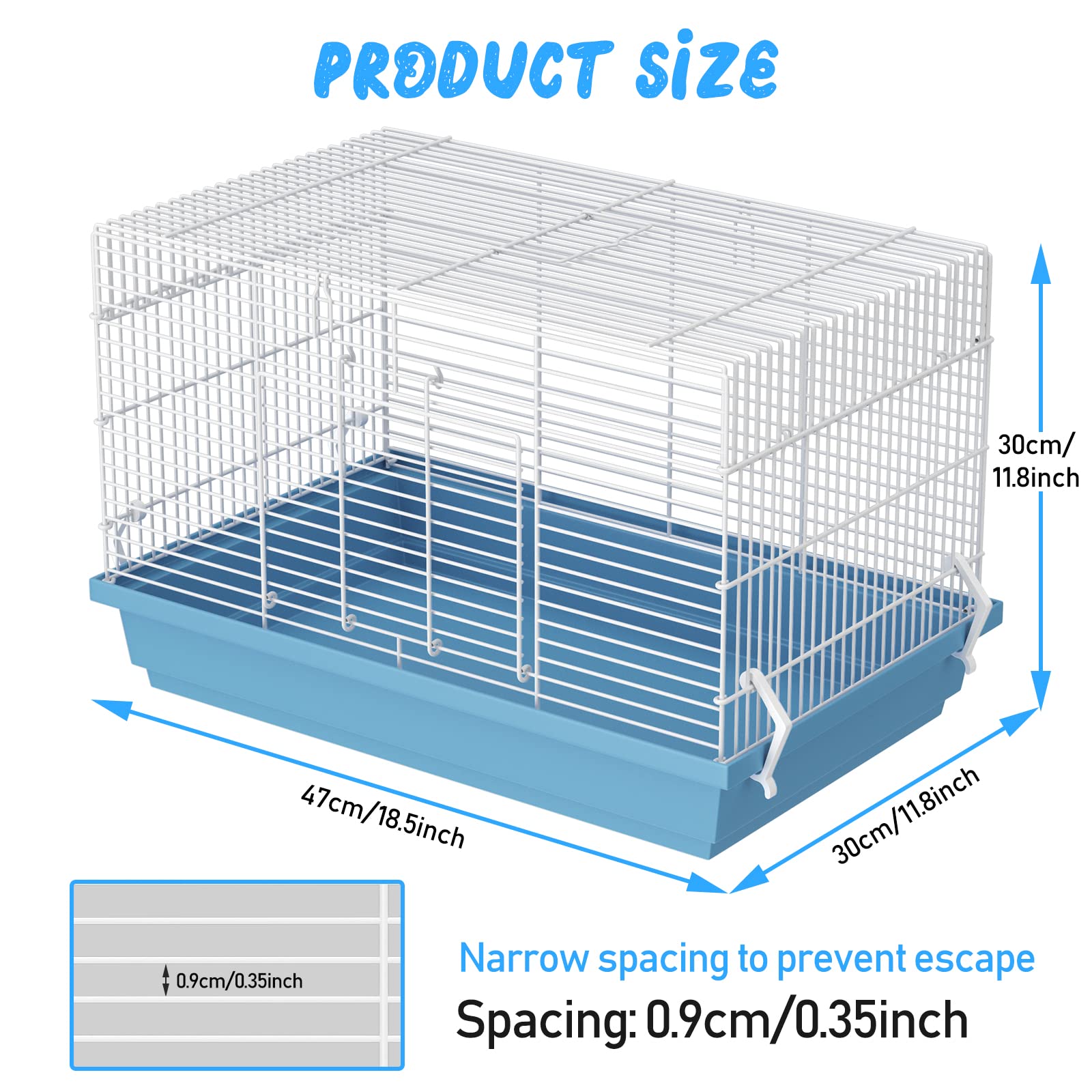 Pronetcus hamster cage easy cleaning design speeds weekly refresh