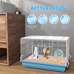 Pronetcus hamster cage secure locking latch ensuring safe handling