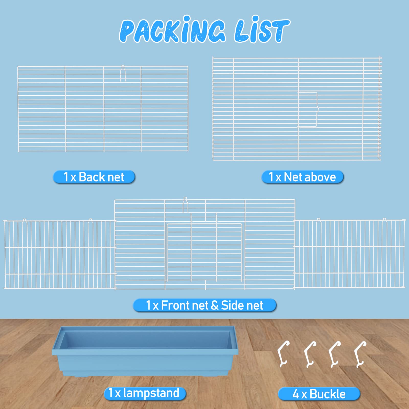 Pronetcus hamster cage no-accessories-included note helps plan custom setup