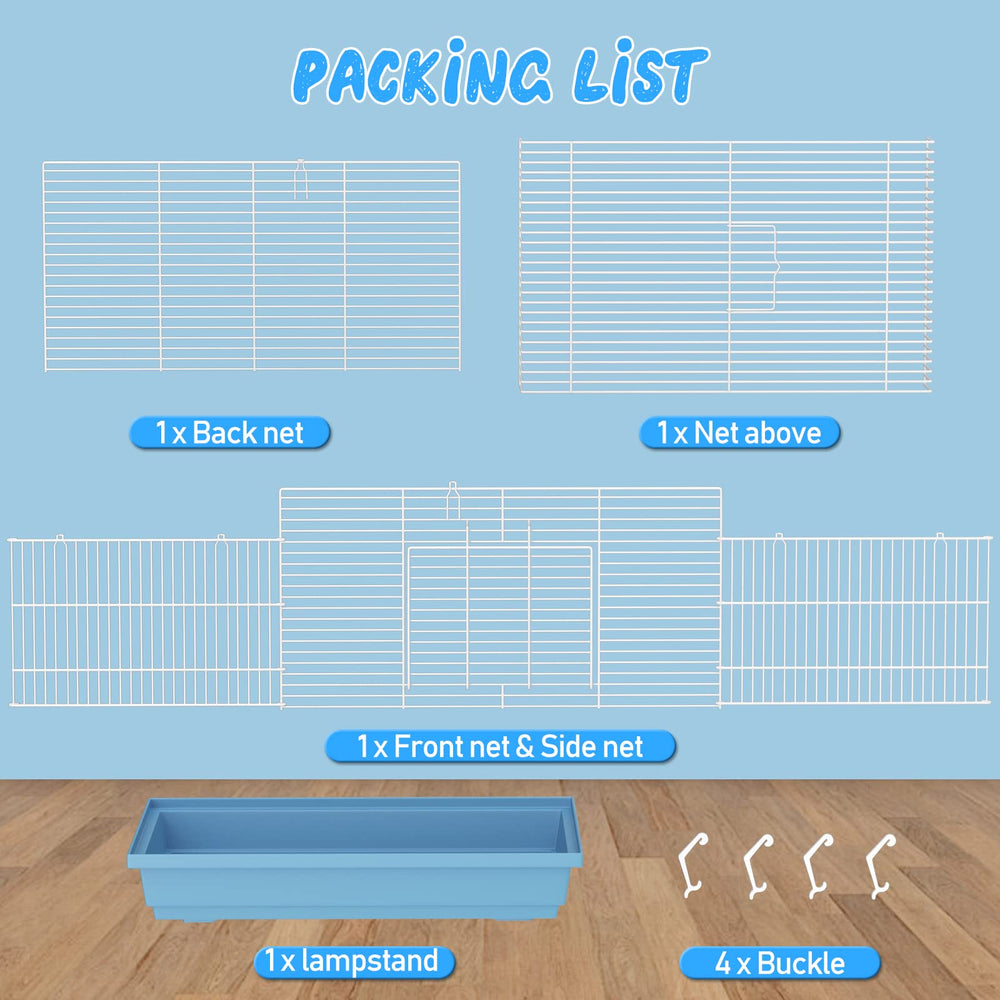 Pronetcus hamster cage no-accessories-included note helps plan custom setup