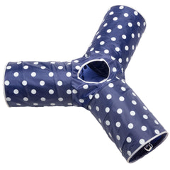 Prosper Pet Cat Tunnel Crinkle Section shows tactile stimulation during play.