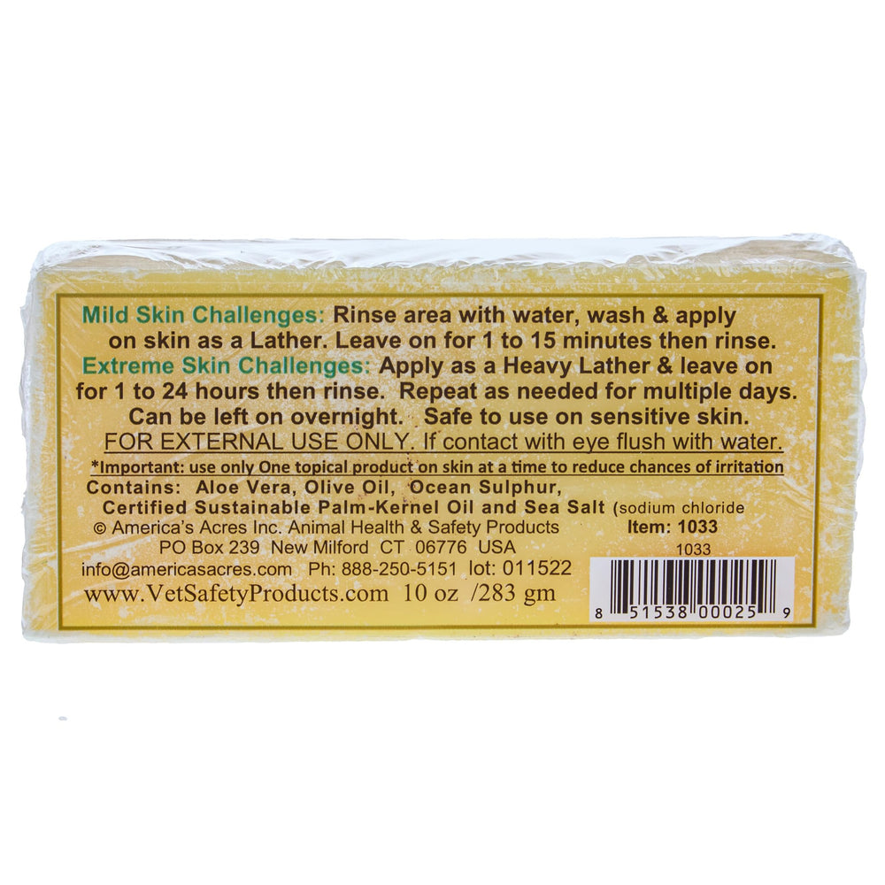 Protected Equine SOA-Itch Be Gone application on a horse helps break itch-rub cycle.