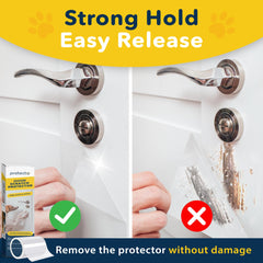 PROTECTO transparent anti-scratch film preserves furniture beauty while staying discreet.