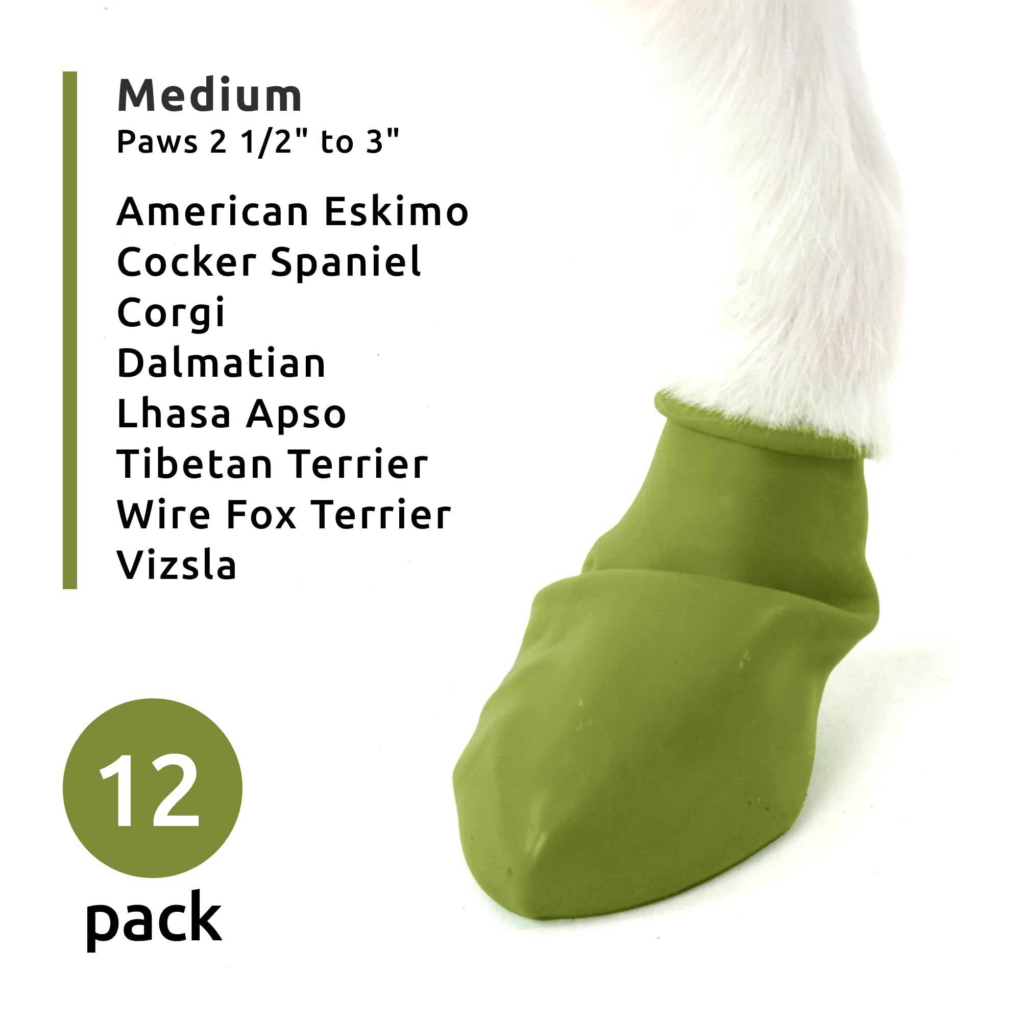 Protex PawZ rubber bootie material close-up showing durable grip