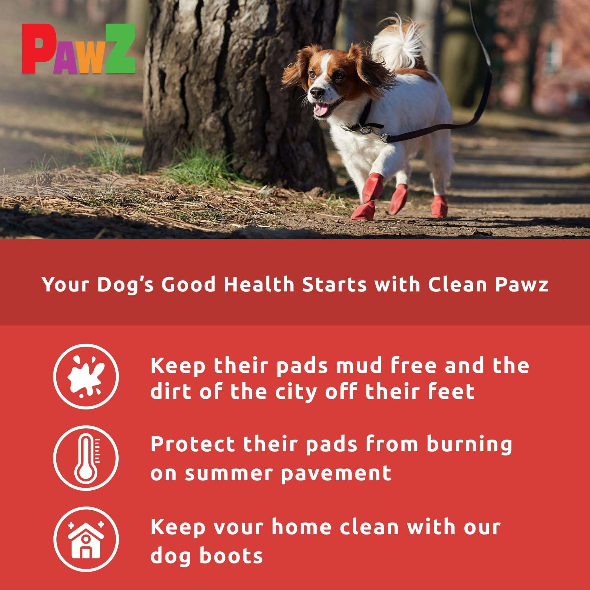 Protex PawZ anti-slip traction boot on slick surface helps prevent slips.