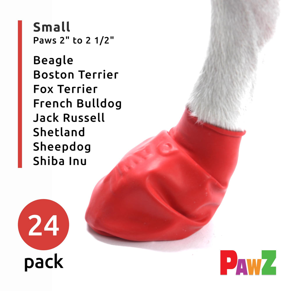 Protex PawZ waterproof boot in rain protects paws during outdoor adventures.