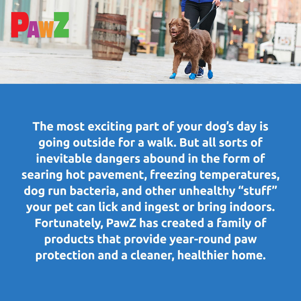 Protex PawZ size chart image helps find the right fit for medium paws.