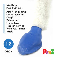 Protex PawZ waterproof blue dog boots for outdoor adventures.