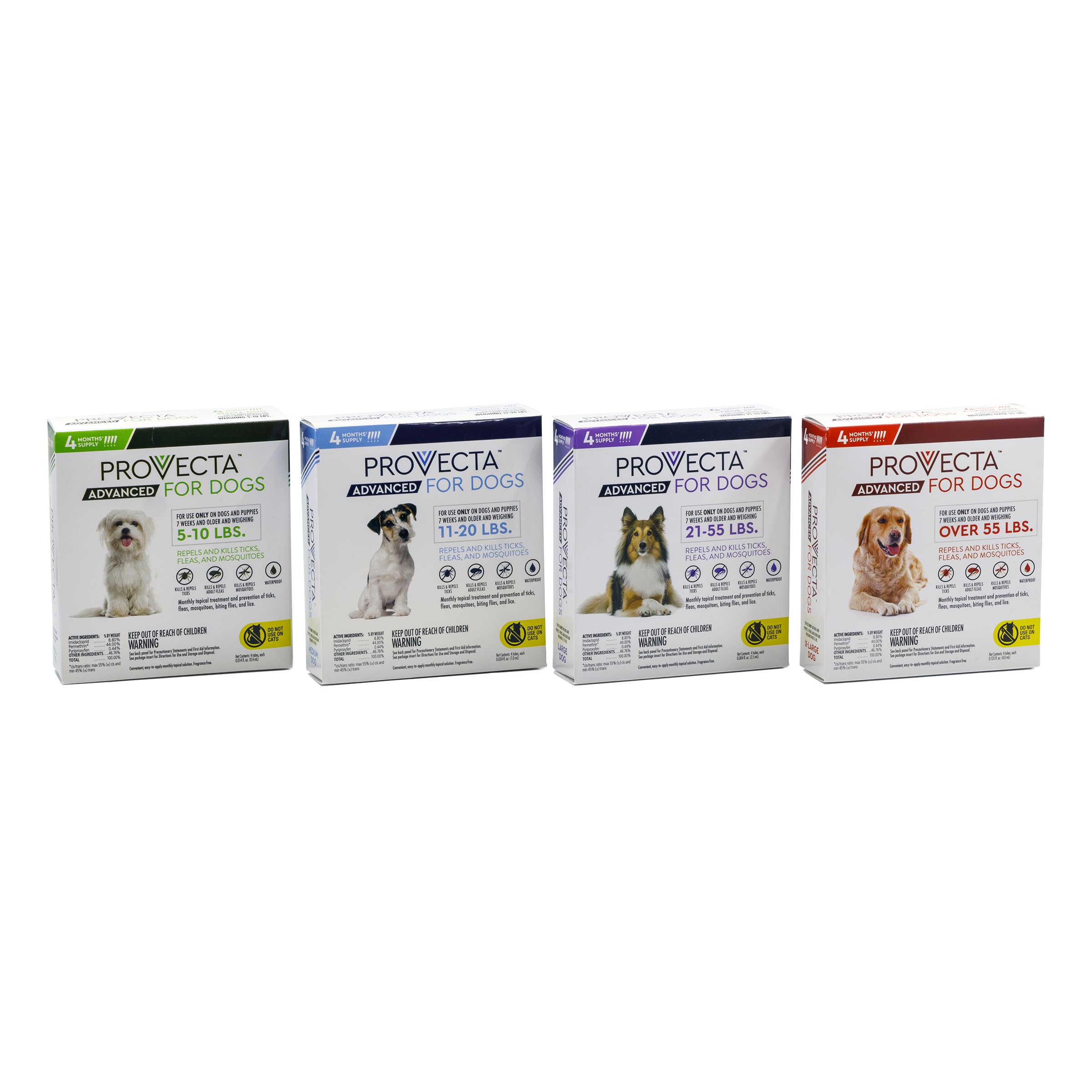 Provecta Advanced promotes ongoing lice prevention as part of dog care.