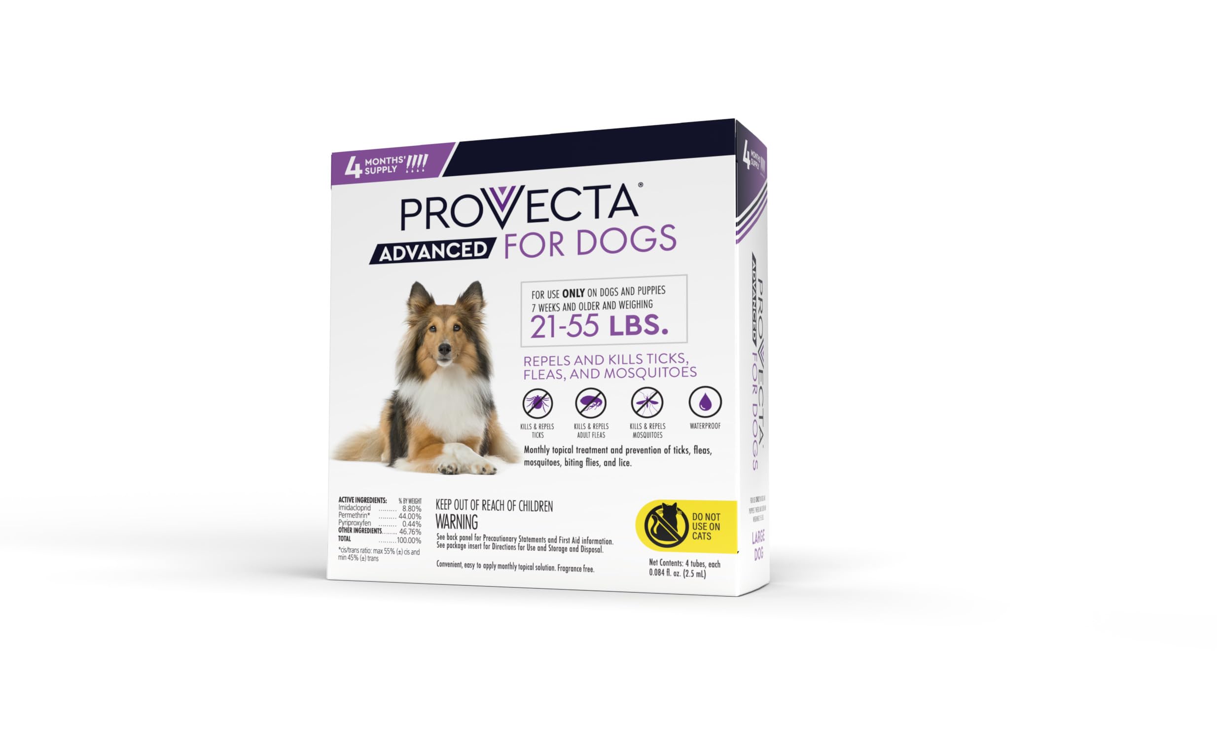 Provecta Advanced for Dogs puppy-7-weeks-use demonstrates suitable age and weight range.