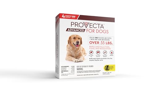 Provecta Advanced for Dogs XL box packaging highlighting four month supply