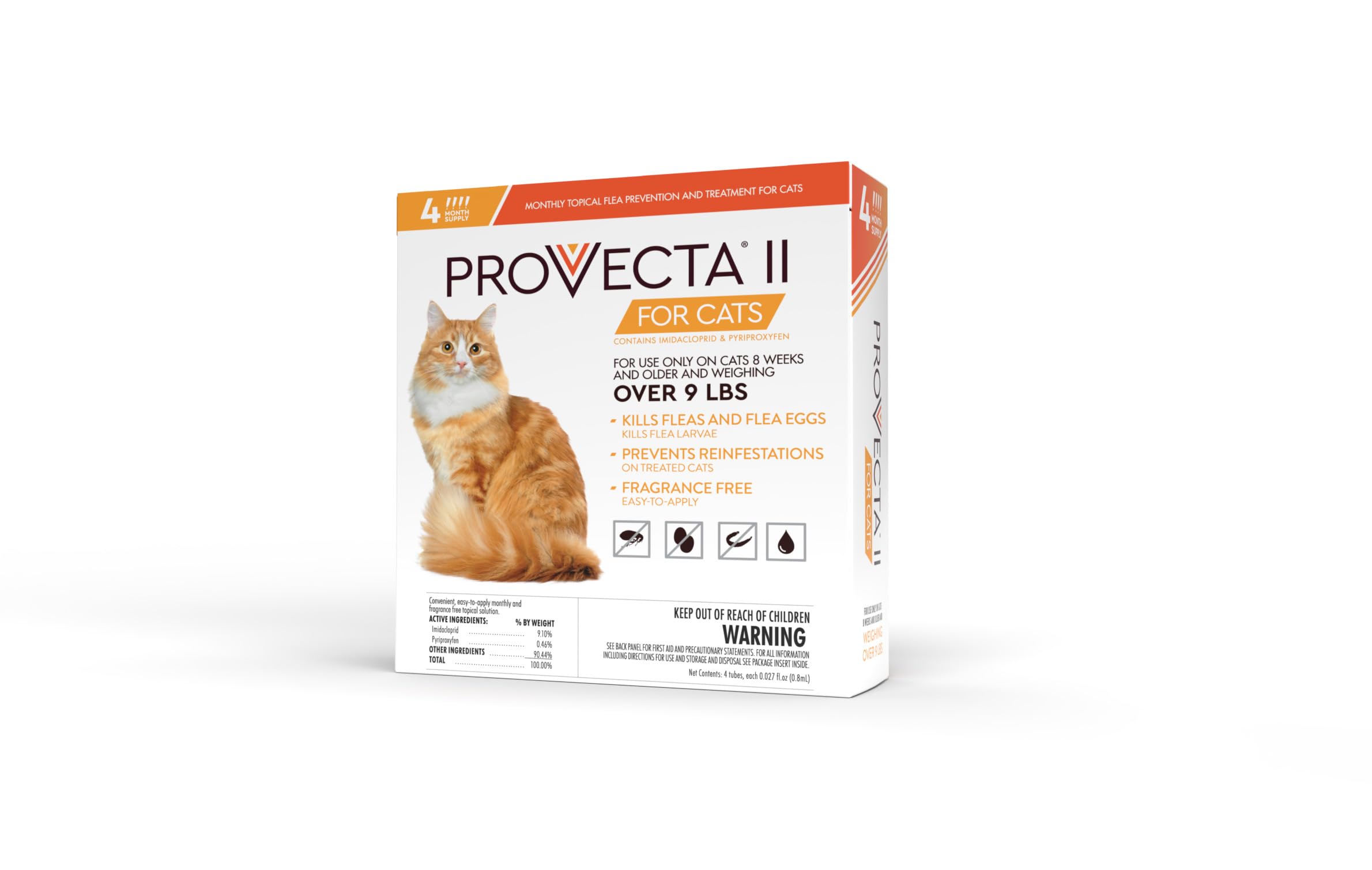 Provecta waterproof-after-24h icon indicating durable, post-application protection.