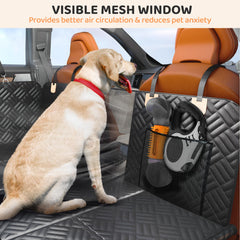 PROZAR waterproof and tear-resistant fabric shields seats from dirt.