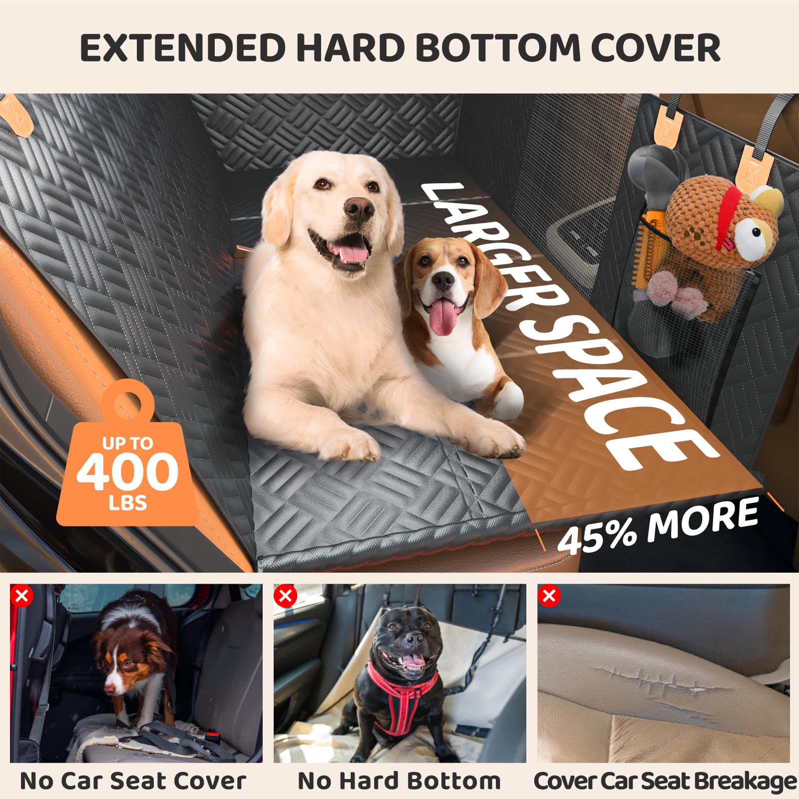PROZAR hard-bottom design supports up to 400lbs for secure rides.