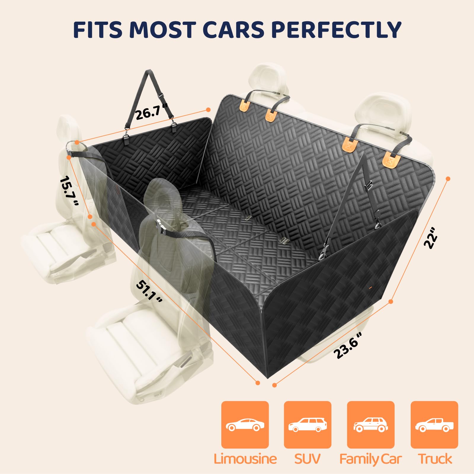 PROZAR easy-install straps and buckles simplify setup on any vehicle.